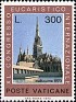 Vatican City State 1973 Monuments 300 Liras Multicolor Scott 533. Vaticano 532. Uploaded by susofe